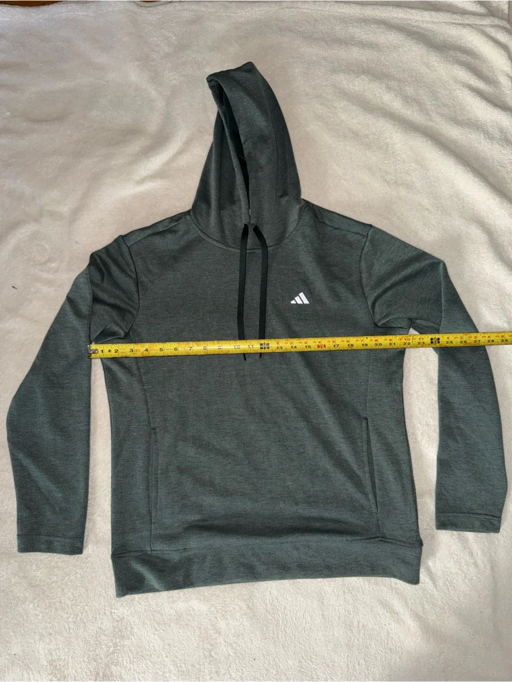 Adidas Men's light pine green Pullover Hoodie